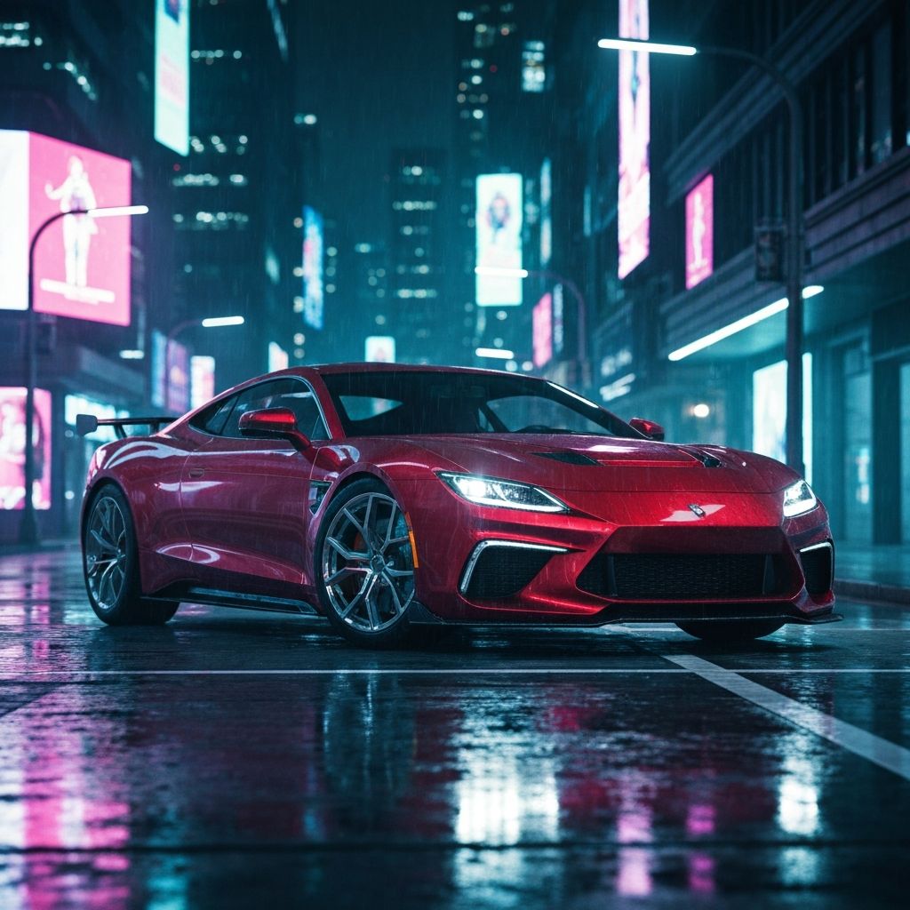 Nano Banana 2 automotive photography